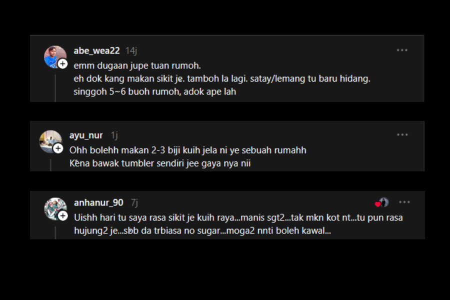 Komen netizen.