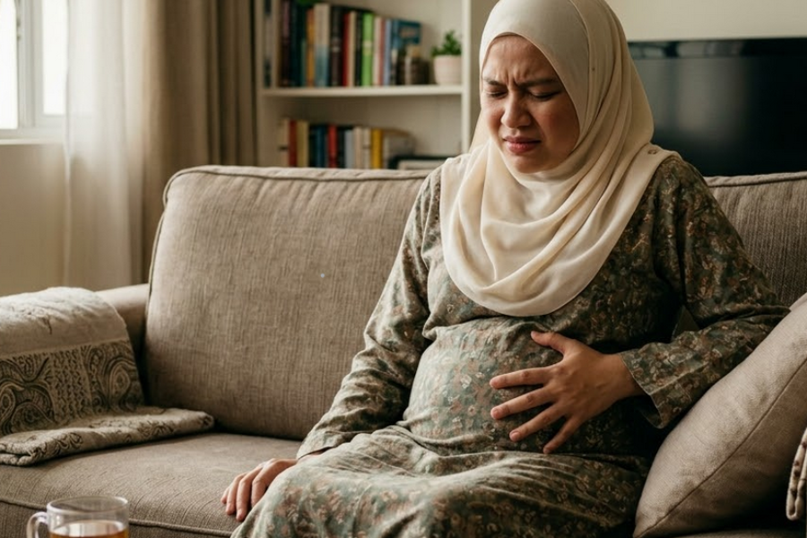 Pengambilan nanas terlalu banyak boleh menyebabkan sebu perut.