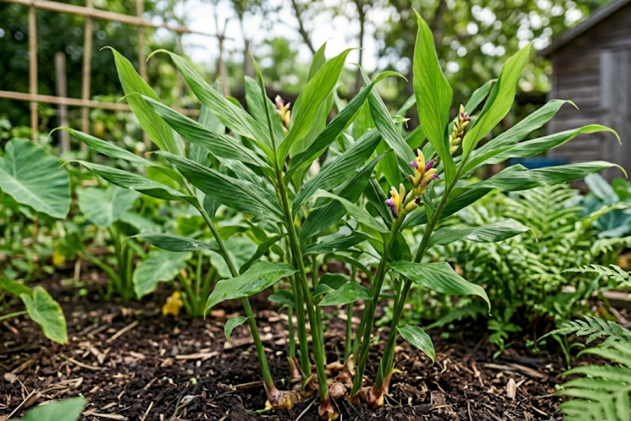 Halia antara tanaman berguna.