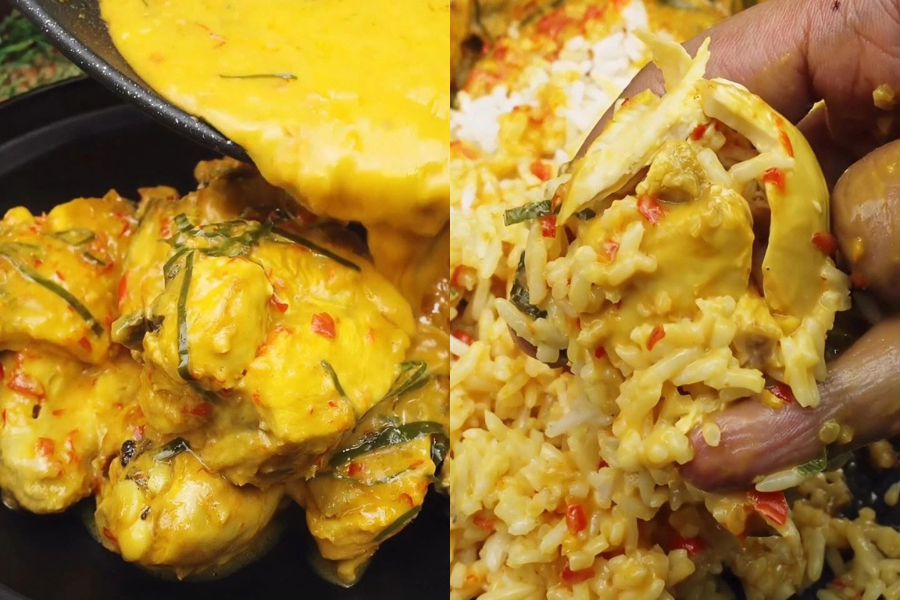 Hidangan penuh berkrim ini lebih enak kerana dimasak bersama mentega.