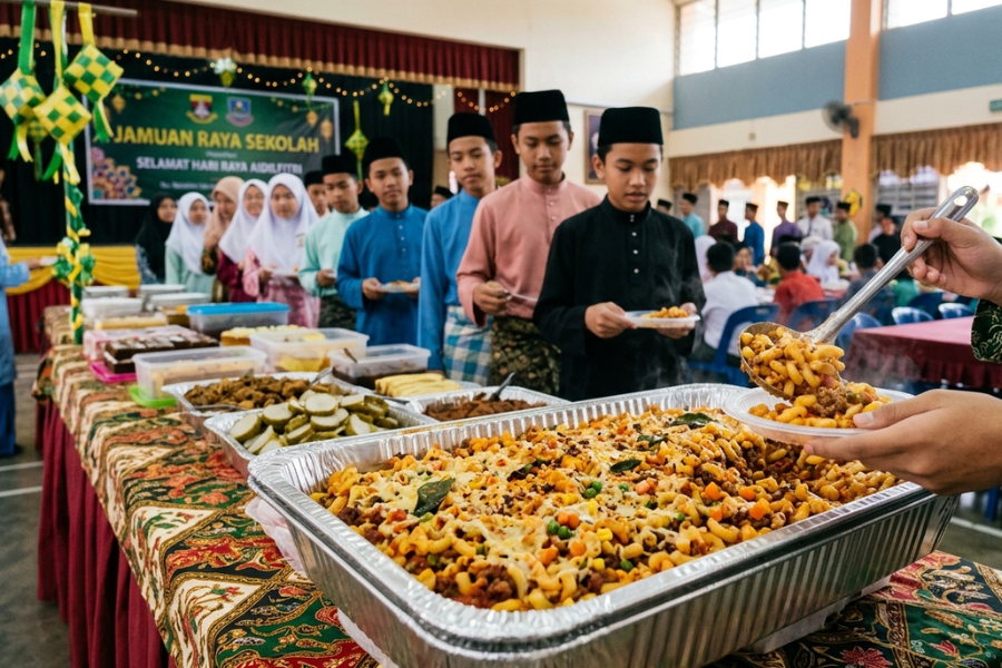 Selain mi segera, makaroni juga antara ditunggu-tunggu.
