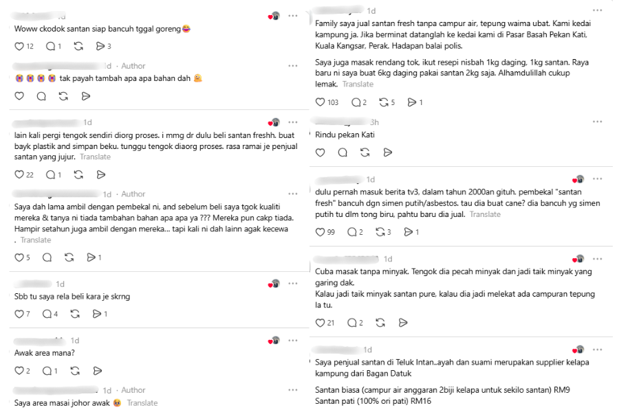 Komen netizen di media sosial.