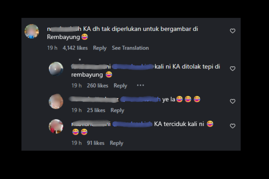 Komen netizen.