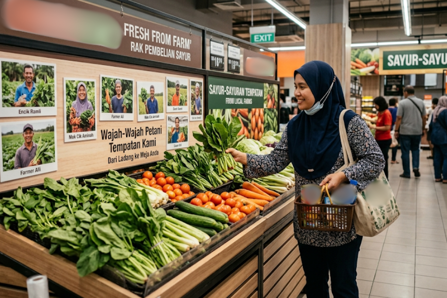 Konsep baharu diketengahkan AEON menjadi bualan ramai.