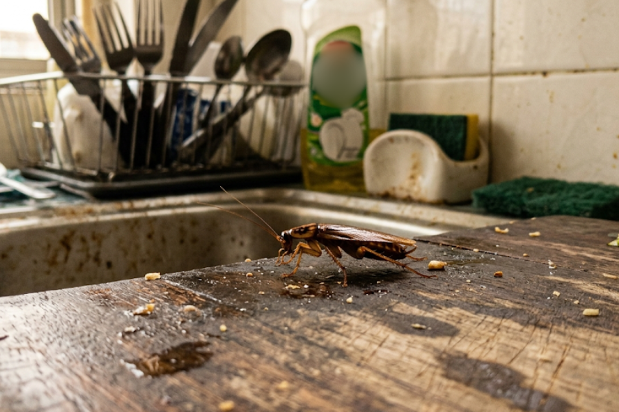 Bau lipas sebenarnya adalah alergen yang kuat.