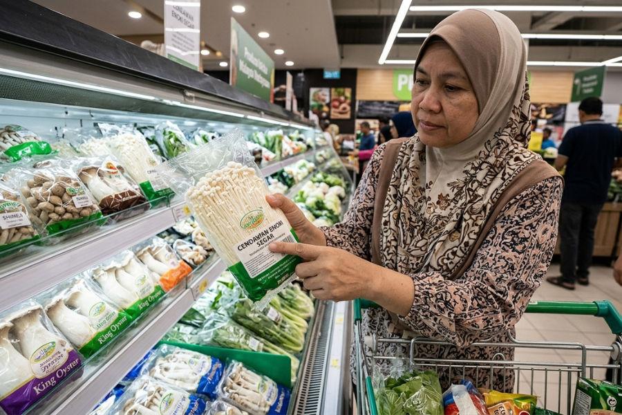 Pastikan plastik tak bocor atau terbuka.