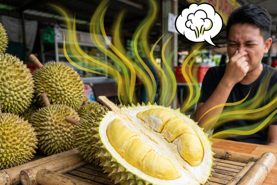 Bila sulfur bergabung dengan 80 jenis sebatian bau lain, ia menghasilkan aroma kompleks.