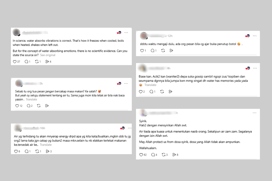 Ada netizen yang mempertikaikan kesahihan dakwaan berkenaan.