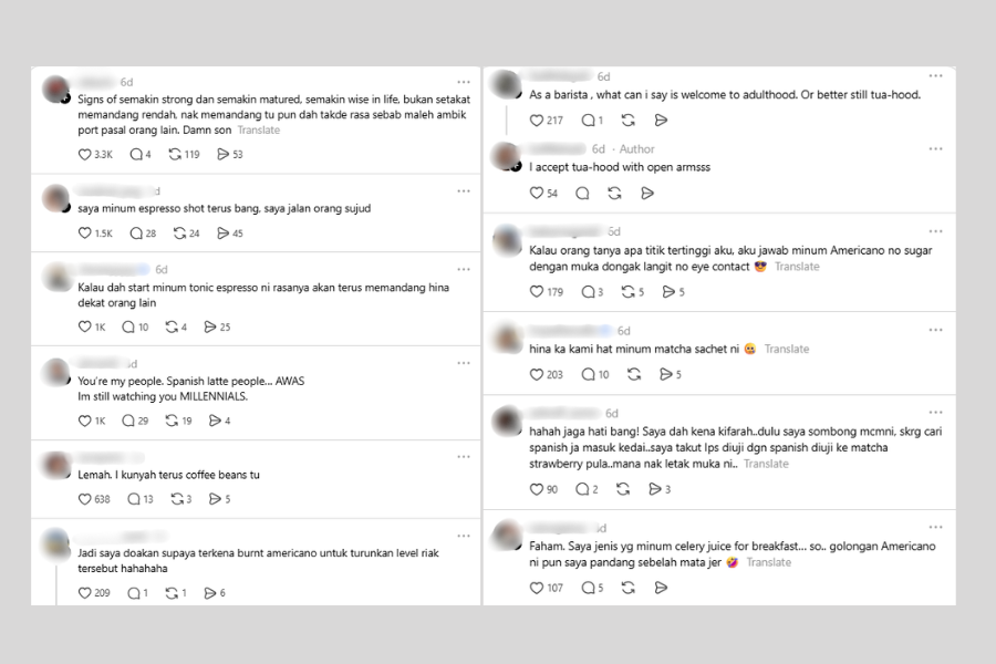 Komen netizen di media sosial.