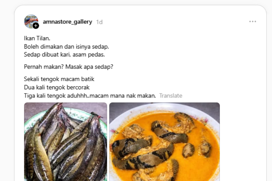 Perkongsian pengguna tersebut mencuri perhatian ramai.