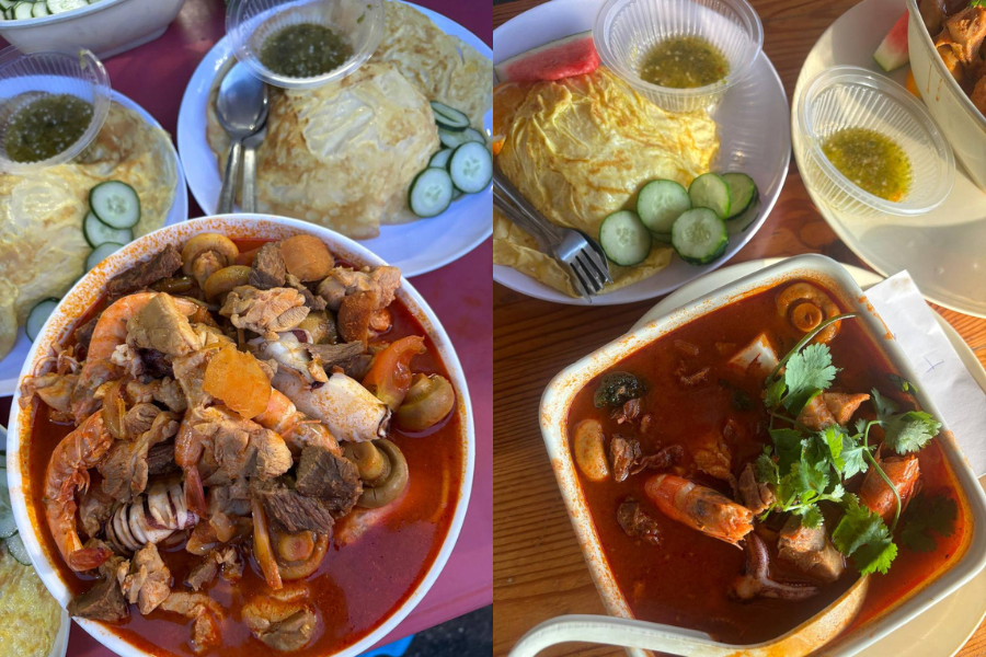 Menu tomyam tak kurang hebat mendapat sambutan ramai.