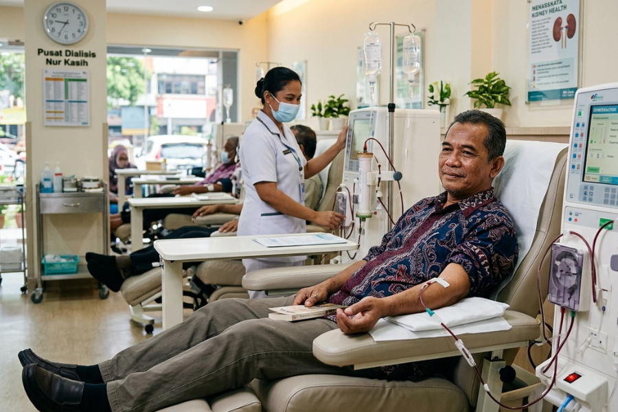 Mereka yang mengalami kegagalan buah pinggang disarankan mengamalkan minum air kosong.