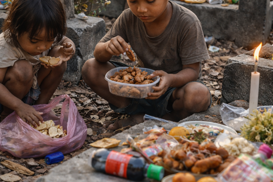 Ramai mempersoalkan tindakan sekumpulan kanak-kanak itu disebabkan krisis ekonomi di Rusia.