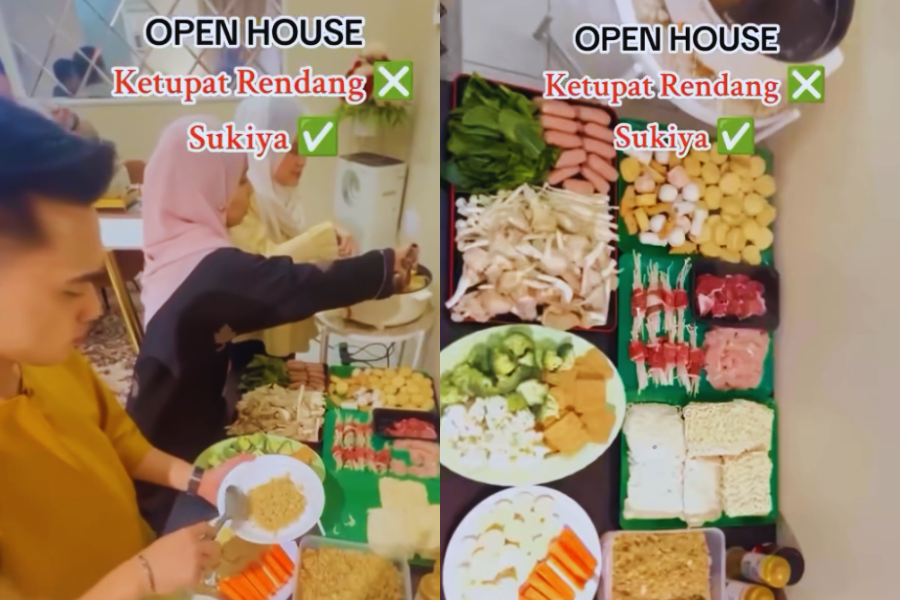 Kalau sebelum ni rendang jadi pilihan, kali ini cuba sukiya homemade. 