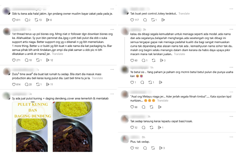 Netizen terkejut dengan tuduhan yang dilemparkan individu berkenaan.