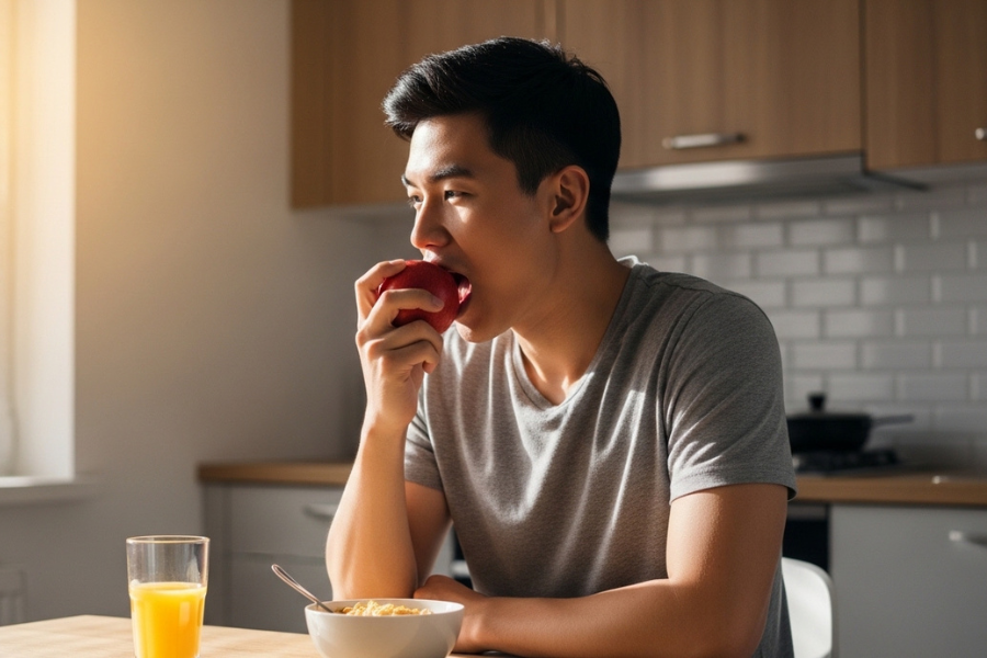 Epal sebaiknya diambil pada waktu pagi ketika perut kosong.