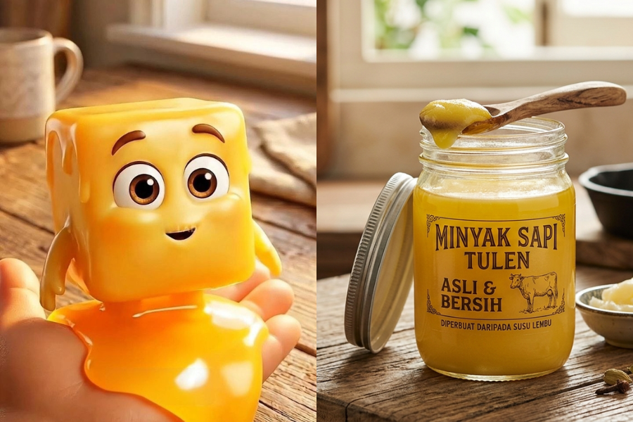 Ketahui keaslian minyak sapi melalui teksturnya.