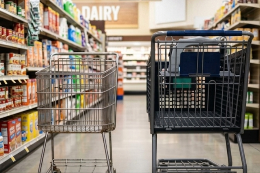 Apabila nampak troli kosong, otak beri isyarat untuk isi sampai penuh.