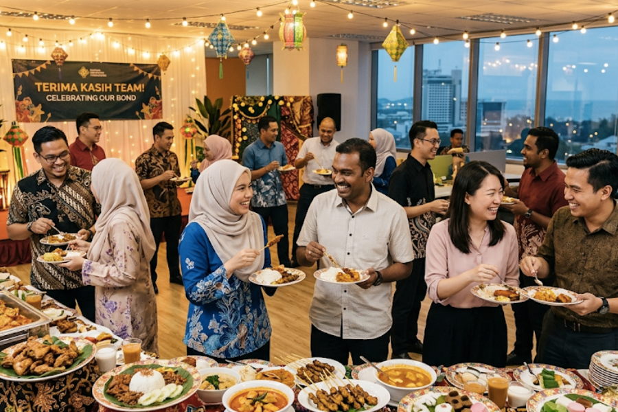 Jamuan makan seharusnya menjadi platform mengeratkan hubungan antara rakan kerja.