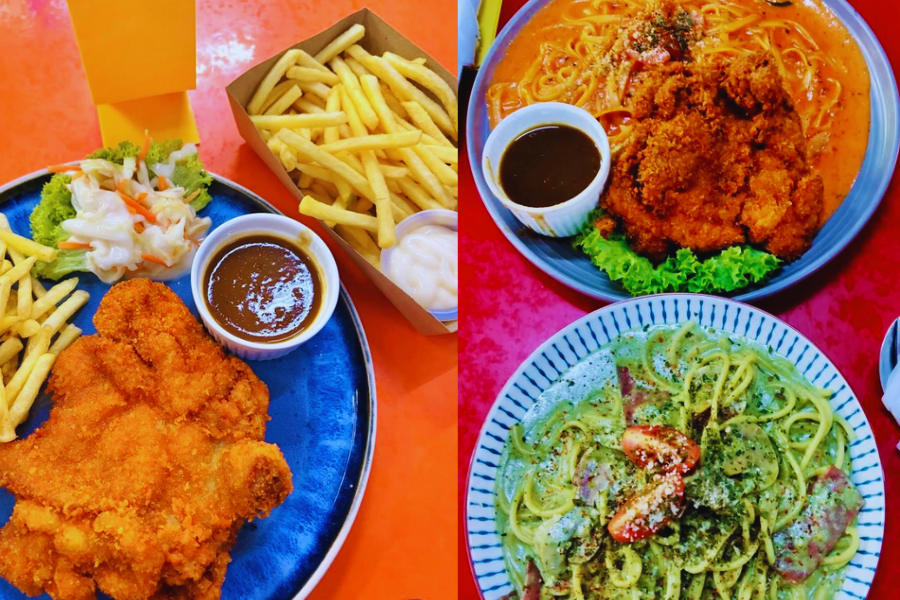 Menu fusion dihidangkan di Rotbar Kitchen didatangkan dalam saiz hidangan besar.