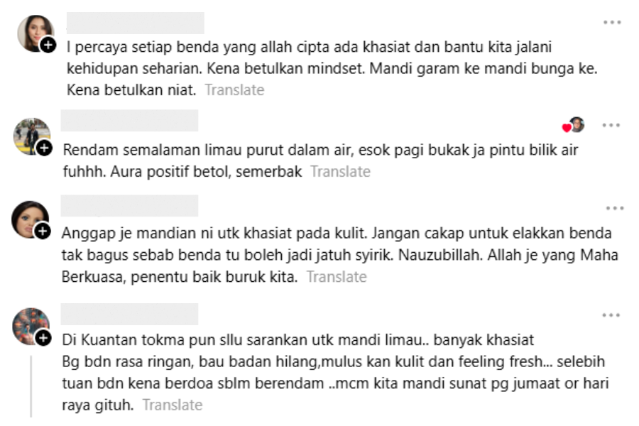 Antara komen netizen di laman Threads.