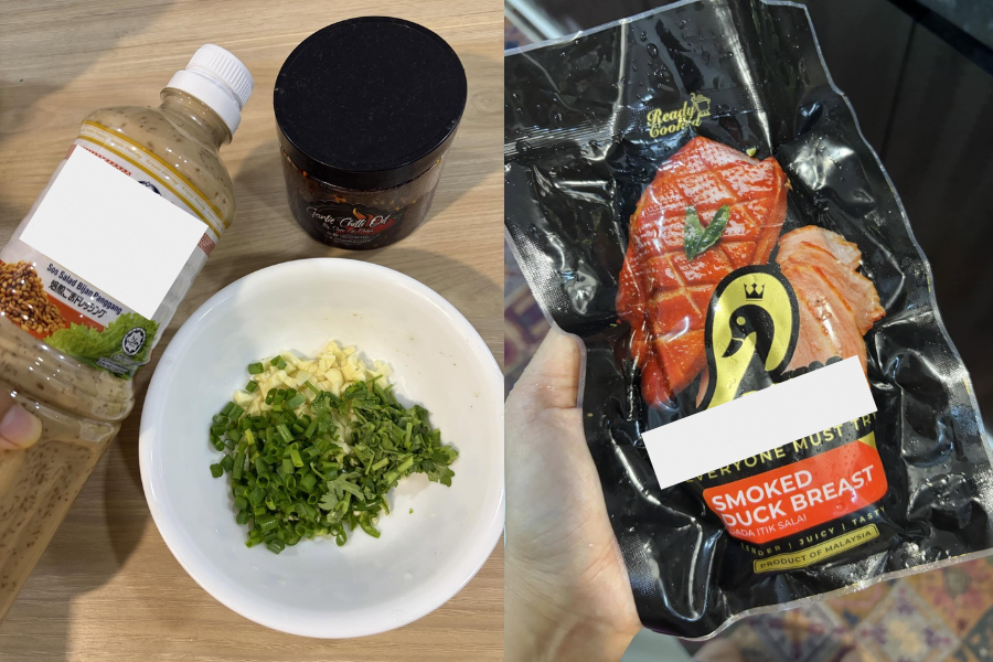 Bahan-bahan yang digunakan cukup membuatkan rasa sama sedap seperti di luar.