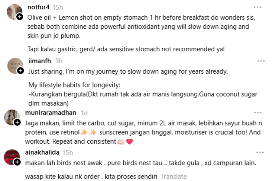 Antara komen netizen di Threads.
