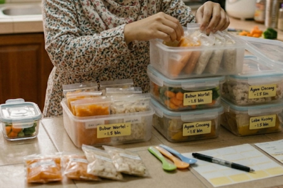 Bagi seorang ibu, setiap suapan anak bukan sekadar makanan tapi juga rasa cinta. 