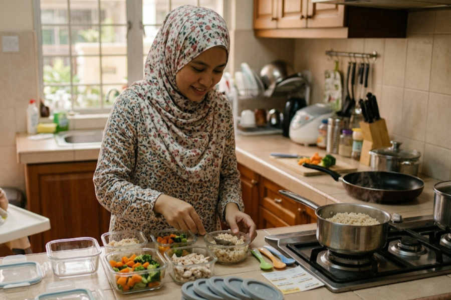 Seorang ibu berkongsi rasa serba salah bila meal prep untuk anak jadi persoalan.