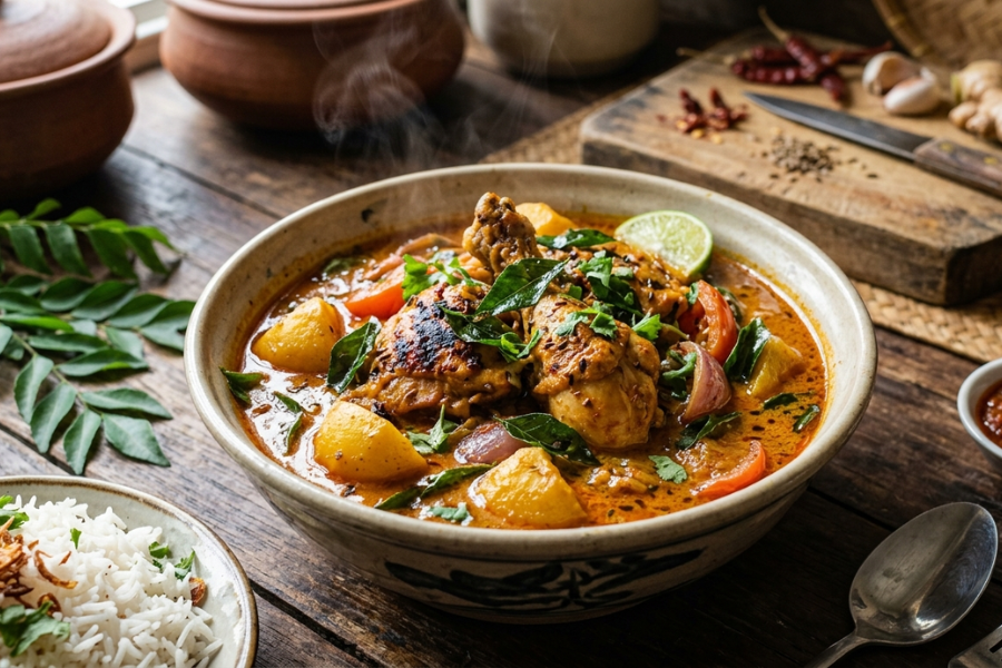 Daun kari sering digunakan dalam masakan berutama gulai kari.