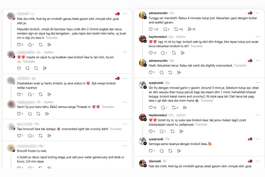 Netizen berkongsi petua masing-masing.
