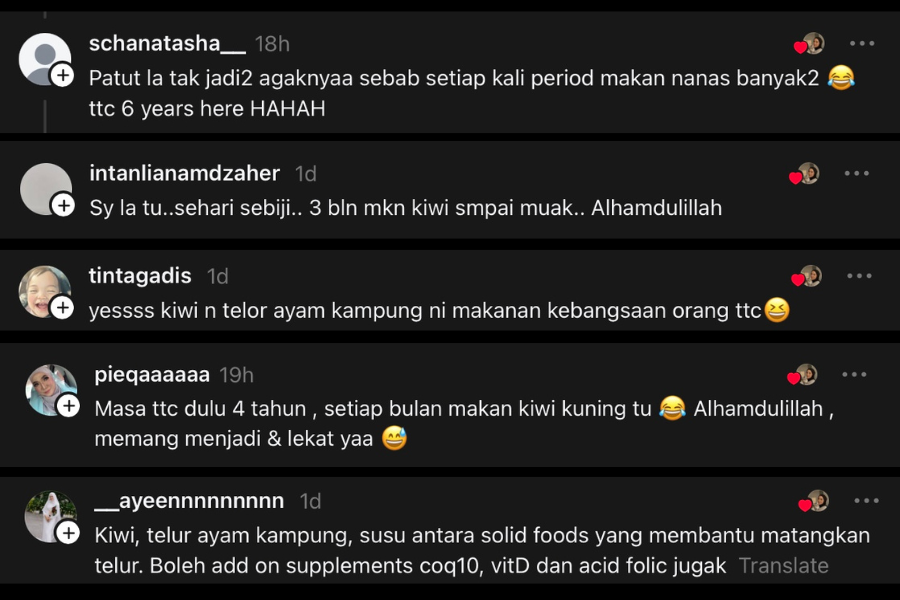 Antara komen netizen di laman Threads.