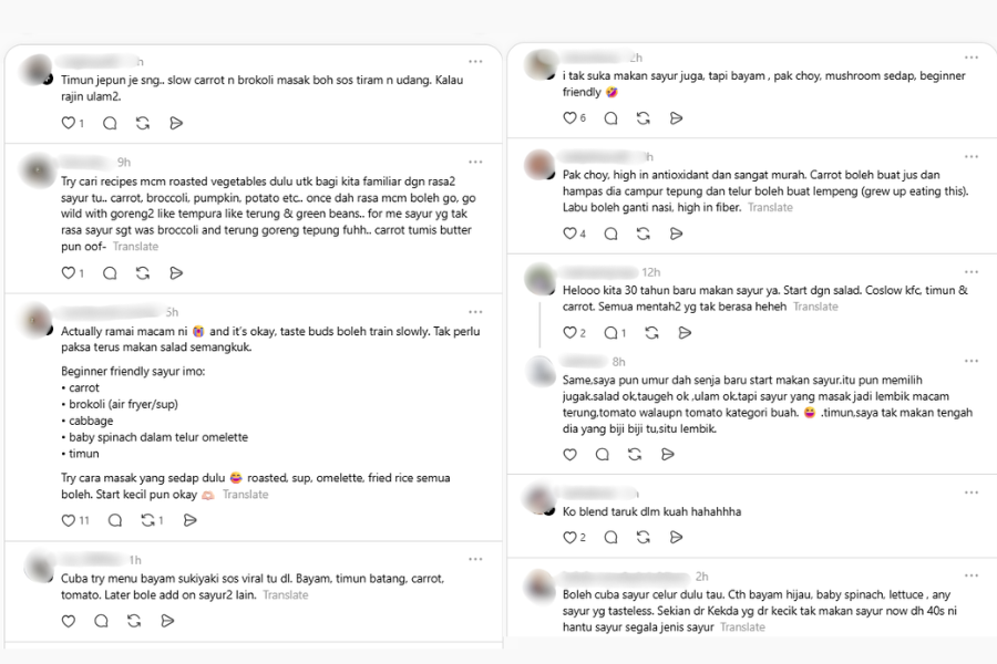 Komen netizen di media sosial.