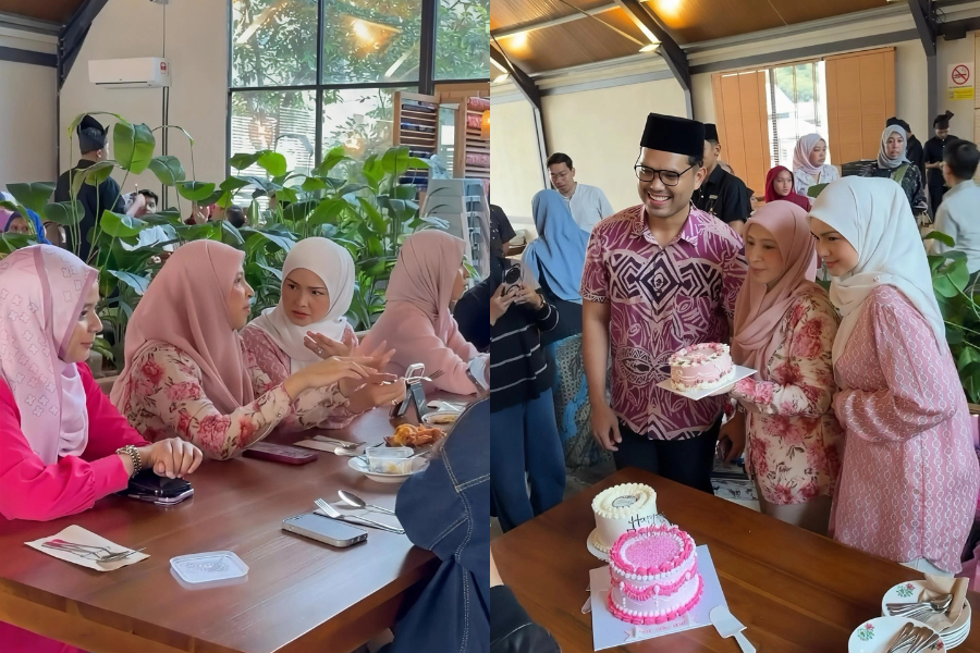 Siti hadir ke Rembayung buat kali kedua untuk meraikan hari jadi pengurusnya, Rozi baru-baru ini.