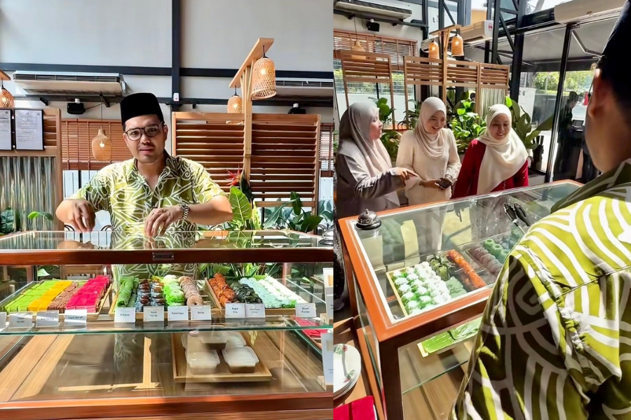 Stesen kuih di Rembayung memang syurga pencinta kuih tradisional.