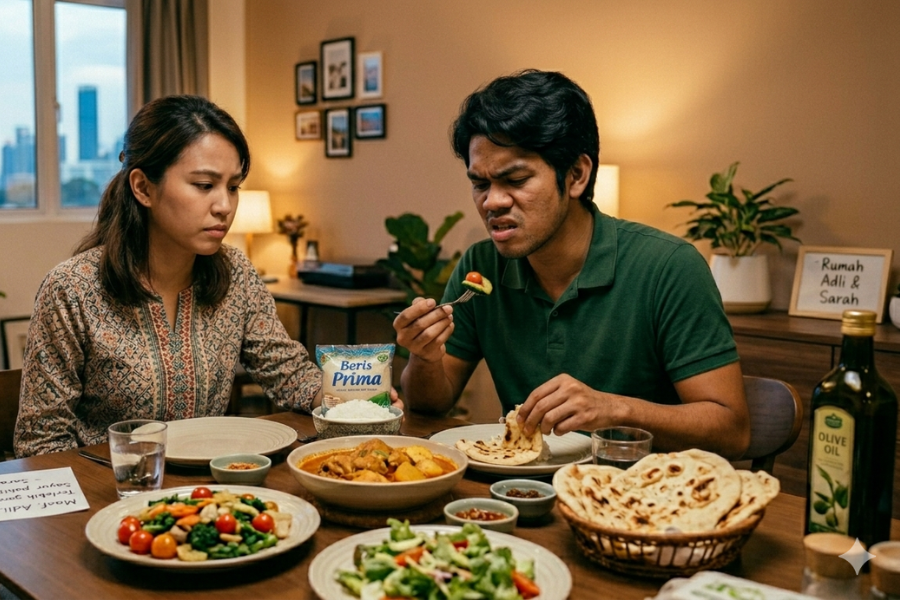 Hubungan akan bermasalah jika wanita tidak pandai memasak.