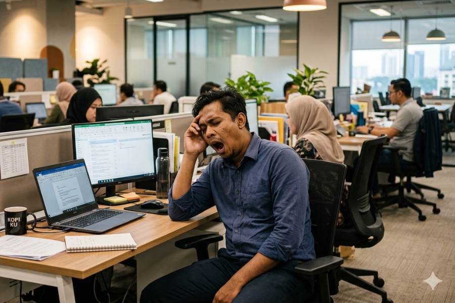 Kortisol yang tinggi boleh menyebabkan seseorang itu rasa letih.