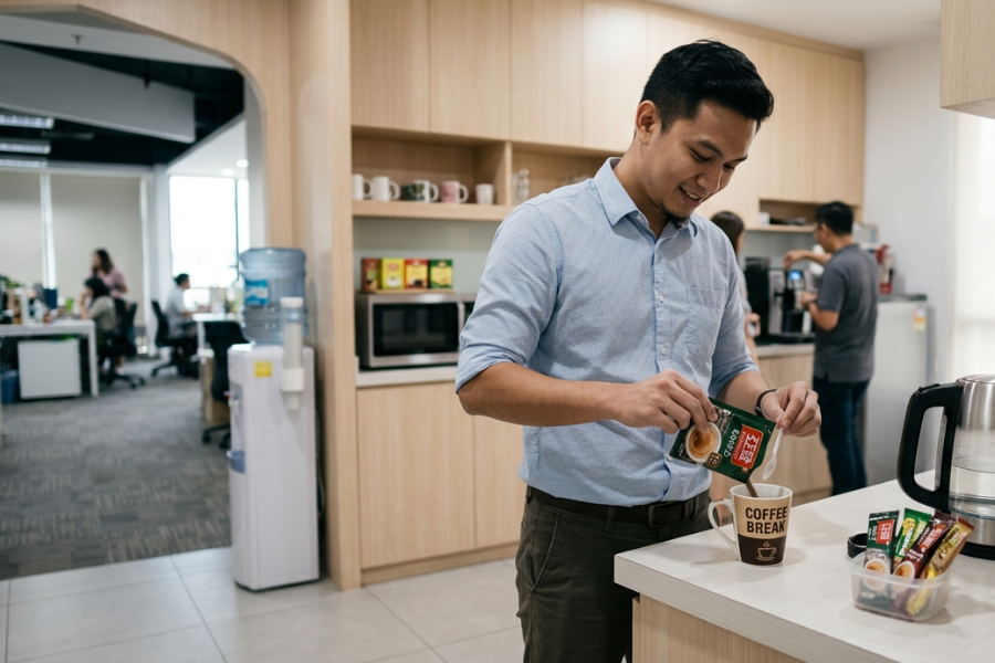 Kopi segera atau 3-in-1 mempunyai kandungan gula yang sangat tinggi.