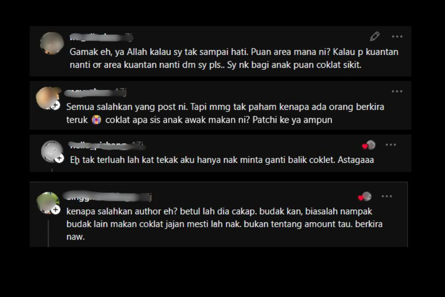Komen warganet.