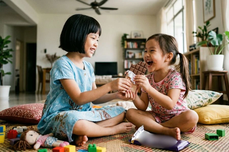 Berkongsi itu bukan rugi, tapi ajar erti ikhlas sejak kecil.