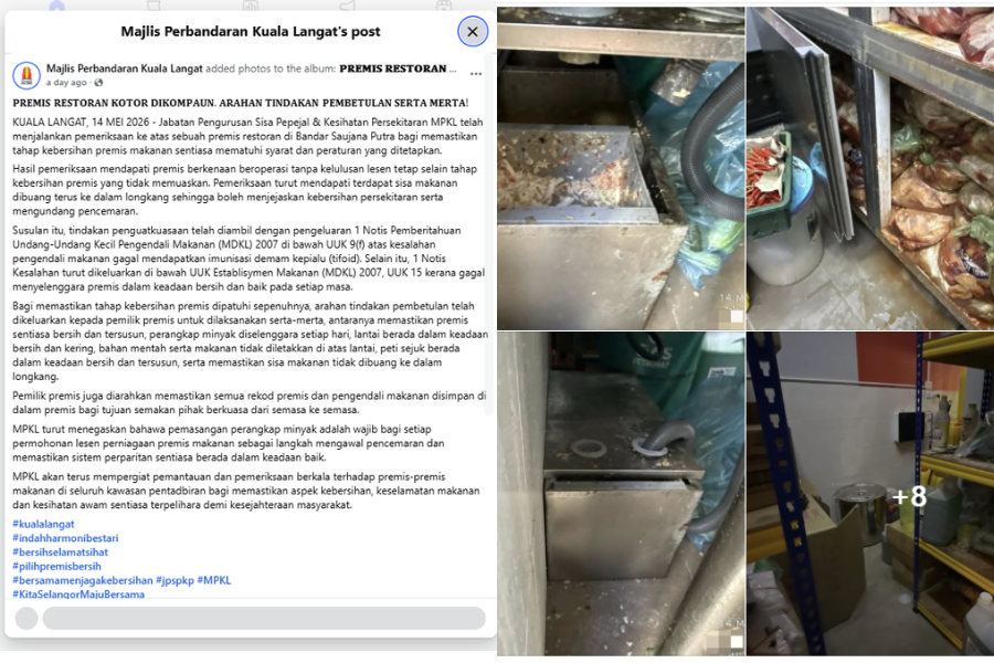 Hantaran MPKL di laman Facebook mencuri perhatian netizen.