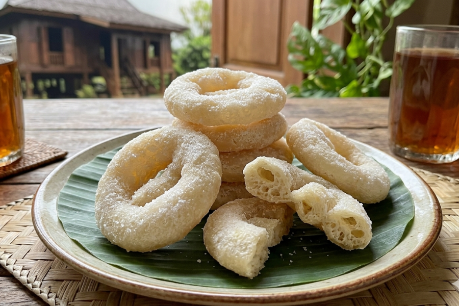Bahan utama beppa pute diperbuat daripada tepung pulut, santan, telur dan gula.