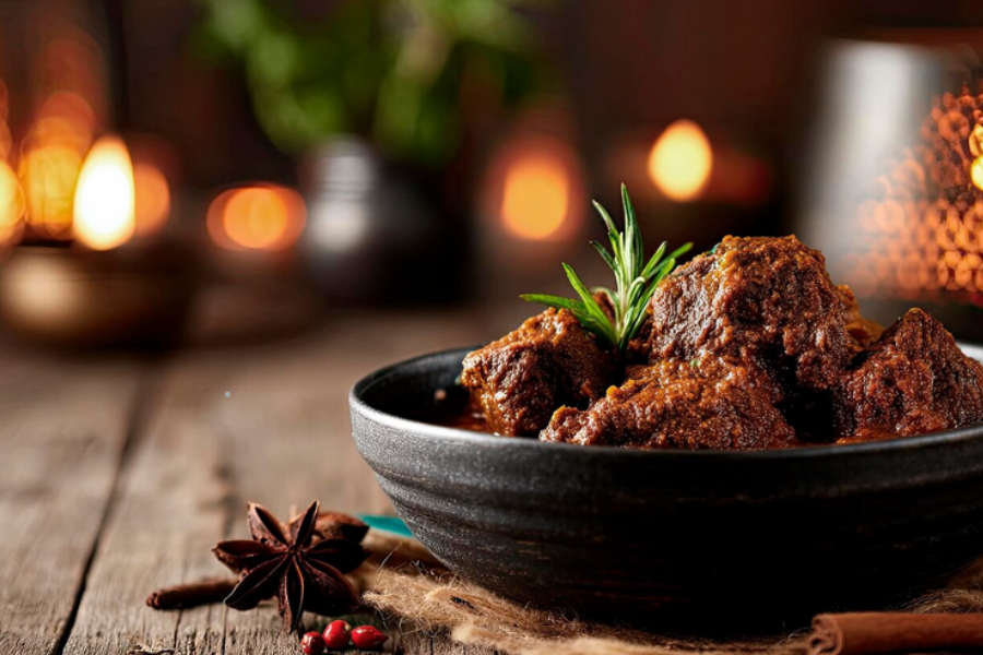 Rendang, antara hidangan wajib ada menjelang musim perayaan di Malaysia dan Indonesia.