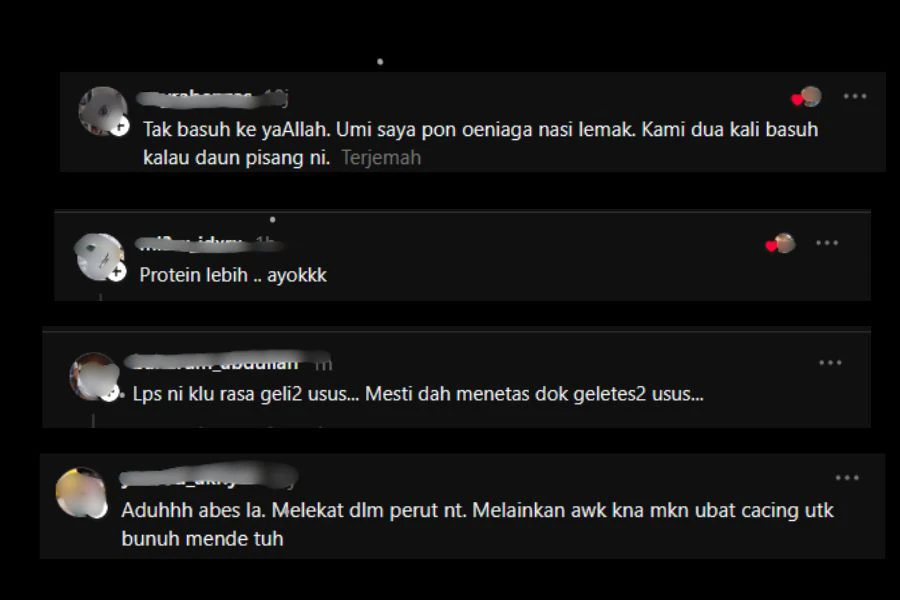 Komen warganet.