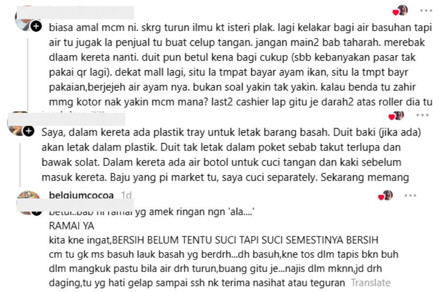 Antara komen netizen di laman Threads.