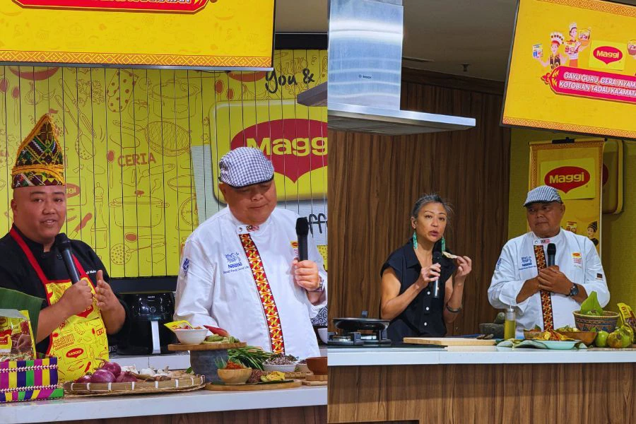 Dua figura kulinari tempatan iaitu Karen R. Yap dan Chef Melvin Gatu yang aktif memperjuangkan warisan makanan etnik Borneo.