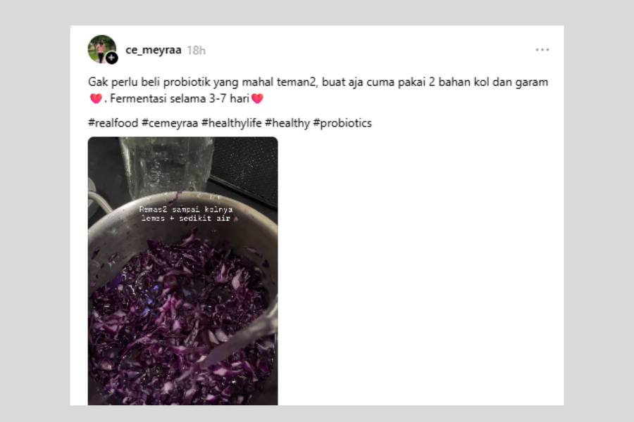 Perkongsian tersebut mencuri perhatian ramai.
