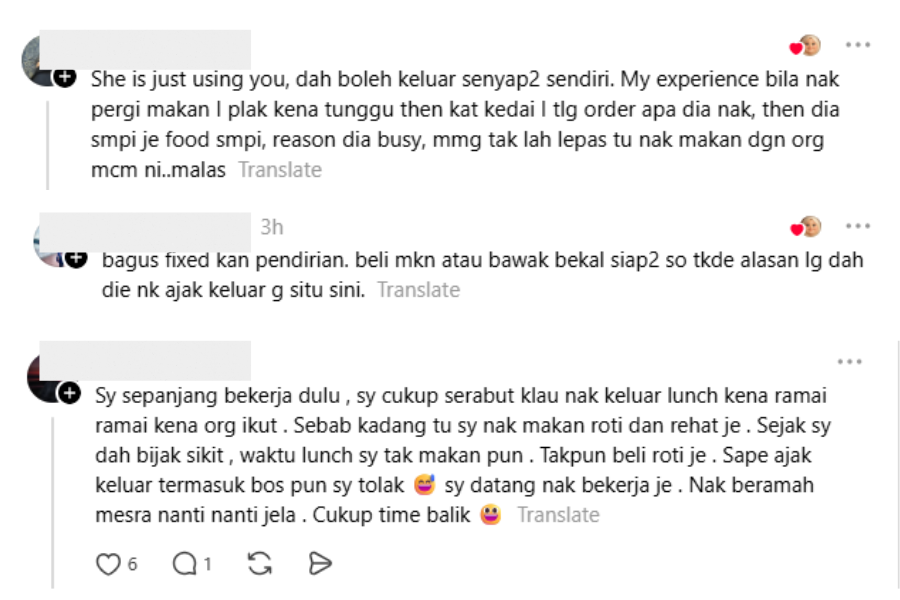 Antara komen di laman Threads.