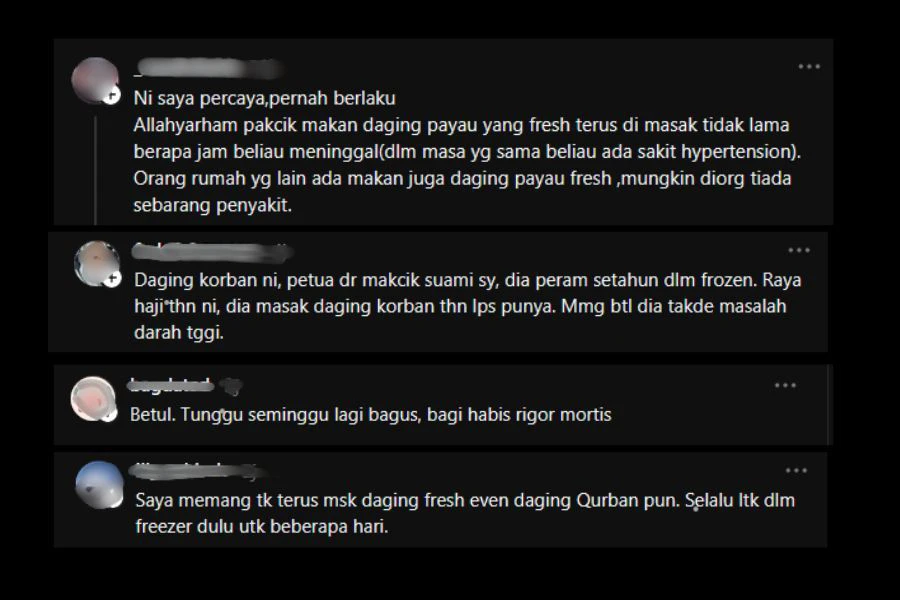Komen warganet.
