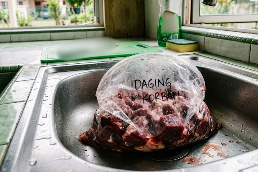 Daging korban segar perlu dicuci dan disimpan dalam tempat sejuk sekurang-kurangnya tujuh jam sebelum dimasak.